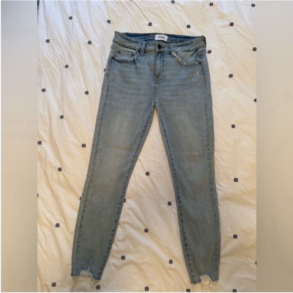 NWOT Pistola Light Blue Denim Skinny Mid Rise Women's Jeans Size 26